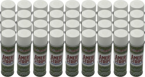 Ameri-Stripe White Athletic Field Marking Spray Paint - 3 Case Pack (36 Cans) 18 oz of Paint per Can