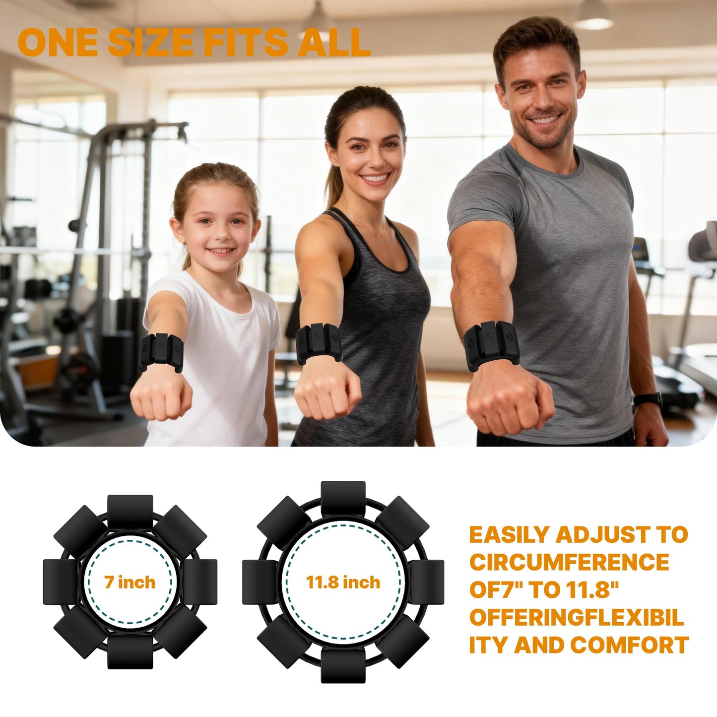Sonkoloro Adjustable Wrist Weights for Women Men, Leg Weights for Women 0.75lb-1lb Each for Walking, Yoga, Dance, Barre, Gym (Blush, 2LB(2 Pcs))