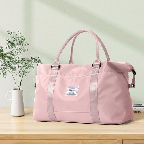 Travel Duffel Bag,Sports Tote Gym Bag,Shoulder Weekender Overnight Bag for Women