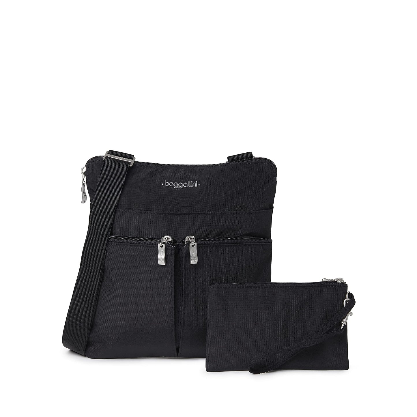 Baggallini Women's Horizon Crossbody, Black