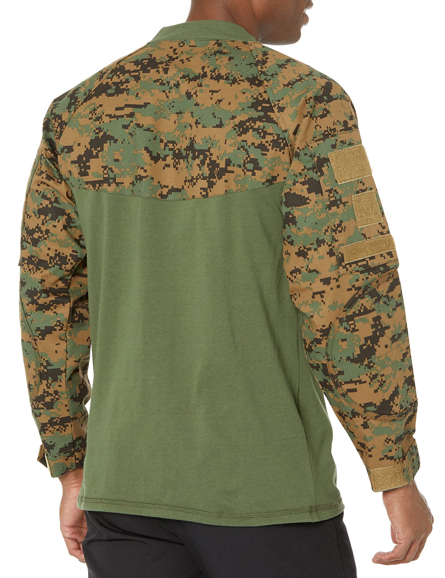 Rothco Tactical Combat Airsoft Shirt Lightweight Military Paintball Army Stretch Base Layer Top with Zip Pockets
