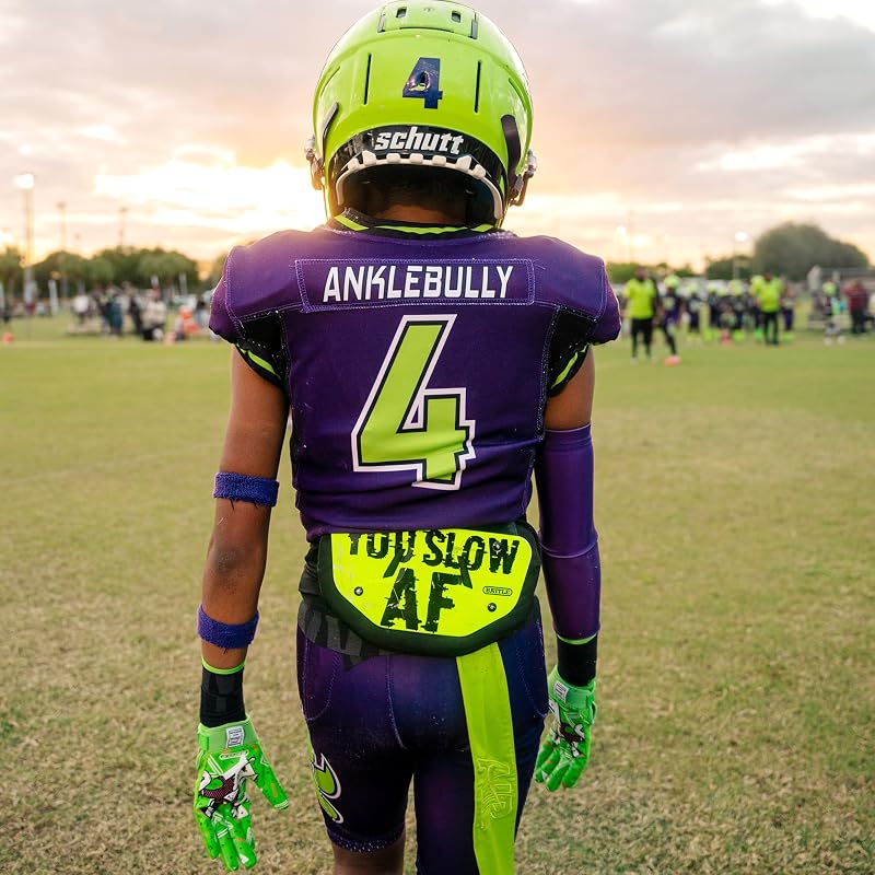 Battle Football Back Plate – Hard Shell Back Protector with Contoured Foam (Florida Variation)