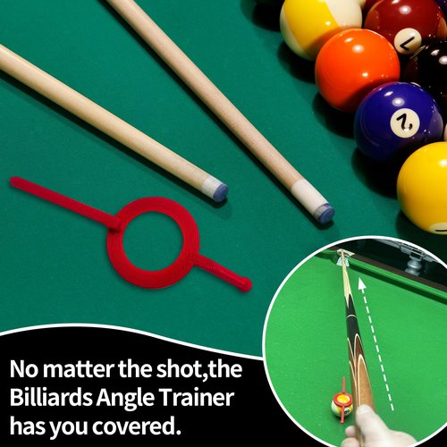 SKAbod Pool Billiards Training Aid, Ball Position Marker with Adjustable Sight Guide, Practice Aiming Guide (1, Other 1)