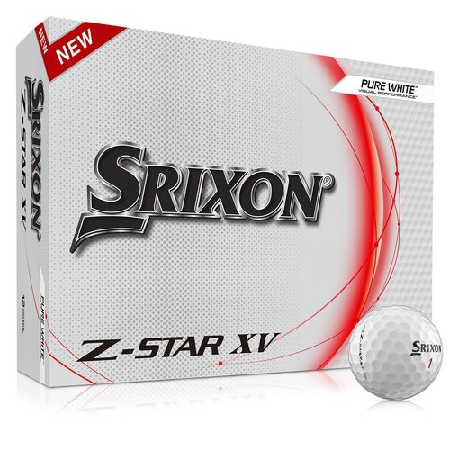 Srixon Z-Star XV Golf Balls, Z-Star XV 8, White