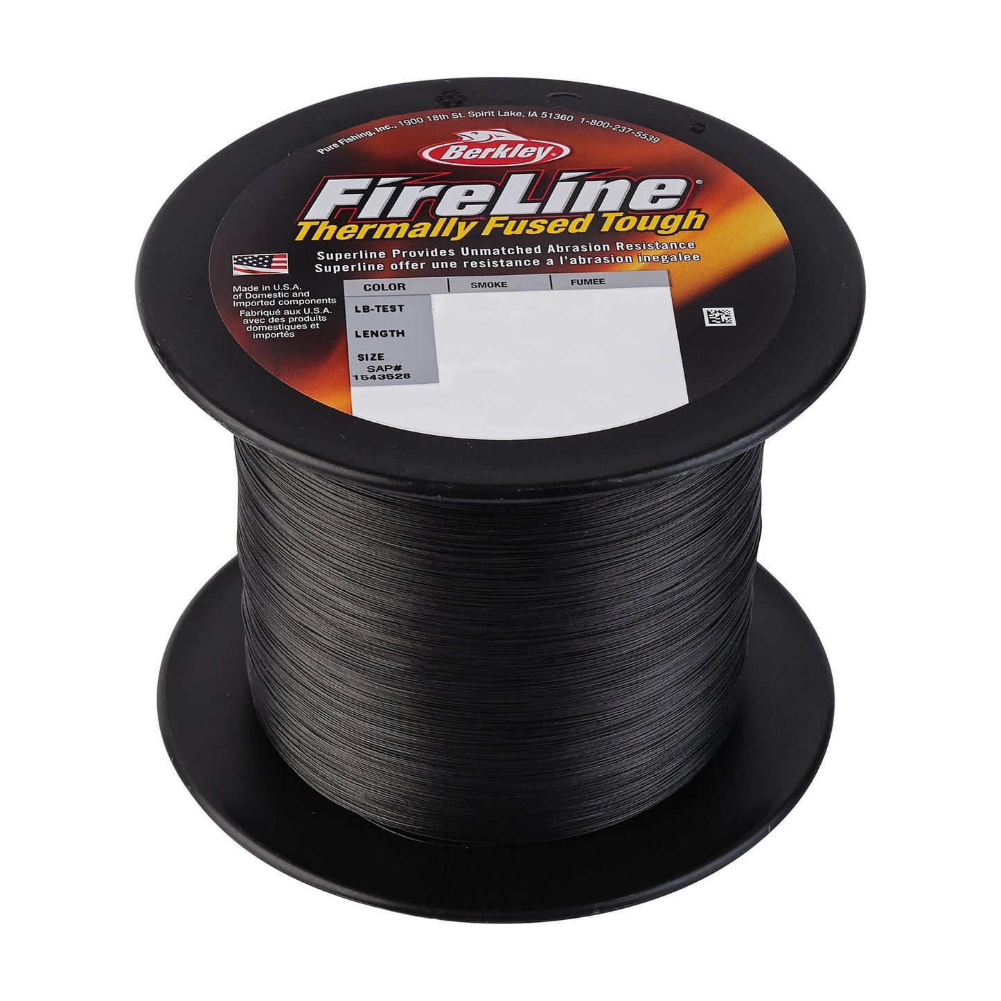 Berkley FireLine® Superline, Crystal, 20lb | 9kg, 1500yd | 1371m Fishing Line, Suitable for Freshwater Environments
