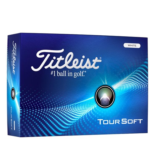 Titleist Tour Soft Golf Balls, White (One Dozen)