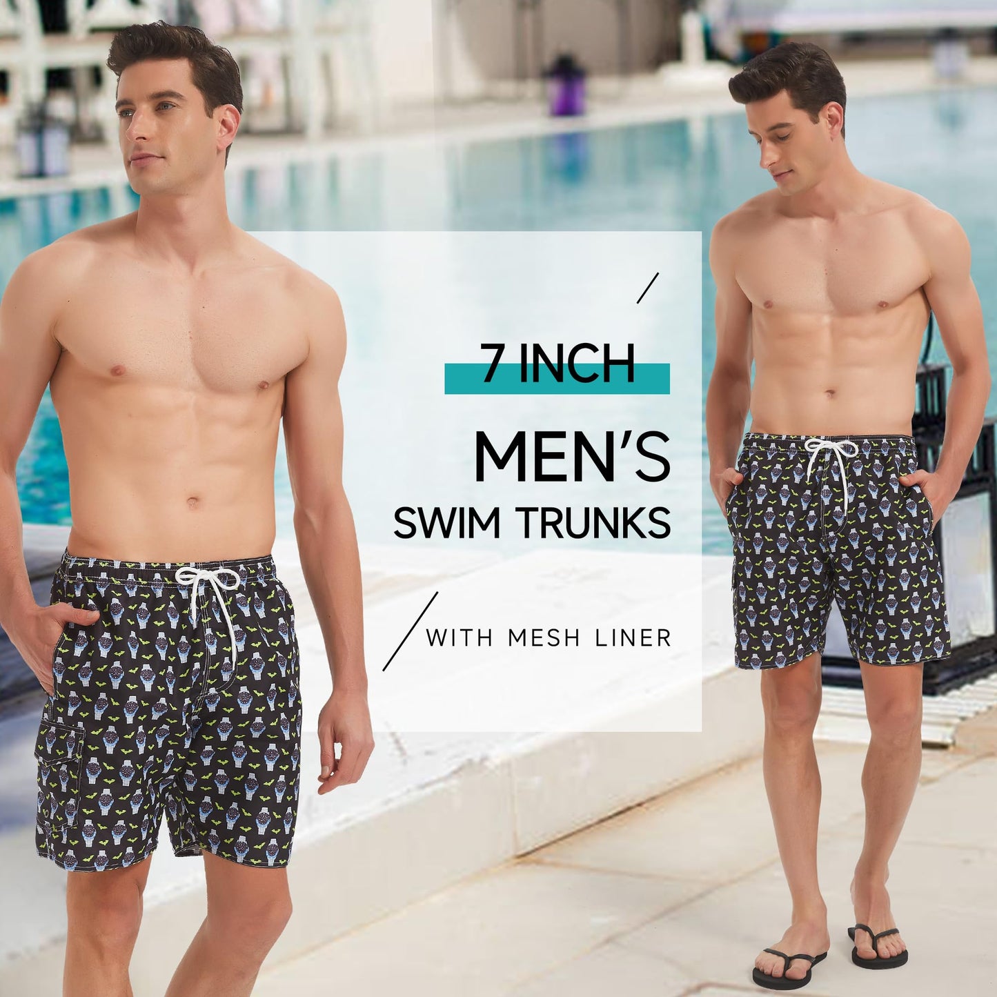 Srnede Mens Swim Trunks Swimsuit Trunks Swim Shorts Swimwear