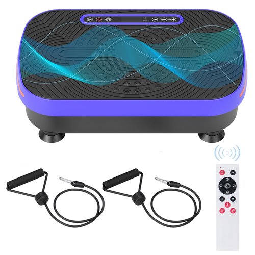 SogesHome Vibration Plate Exercise Machine 400LBS Vibrating Platform Lymphatic Drainage Machine Shaking Whole Body Shaker Vibrate Stand for Home Gym Workout Fat Burner for Women Men Weight Loss