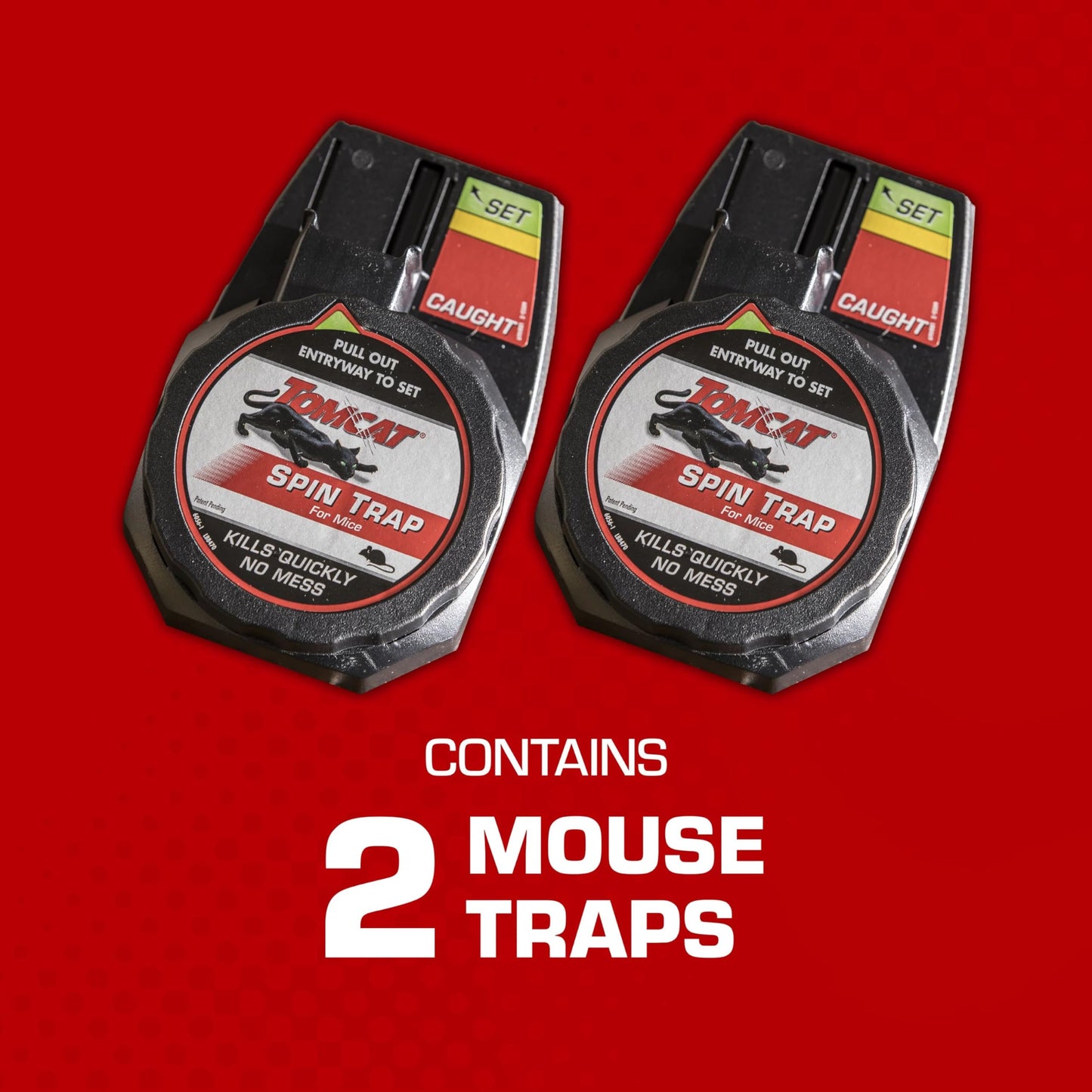 Tomcat Spin Trap for Mice, 2 Traps