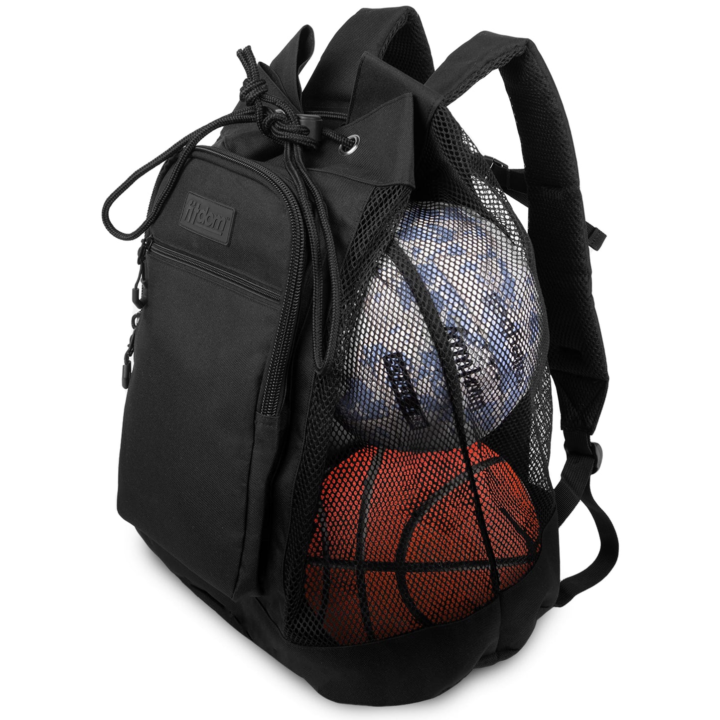 Fitdom Heavy Duty Small Mesh Equipment Ball Bag