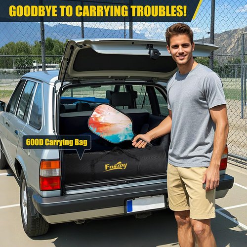 Pickleball Set Net with 4 Paddles, 6FT/11FT/22FT Portable 3-in-1 Pickle Ball Net with Carry Bag, Pickleballs, Designed for All Weather Conditions Steady Metal Frame for Outdoor Indoor Driveway
