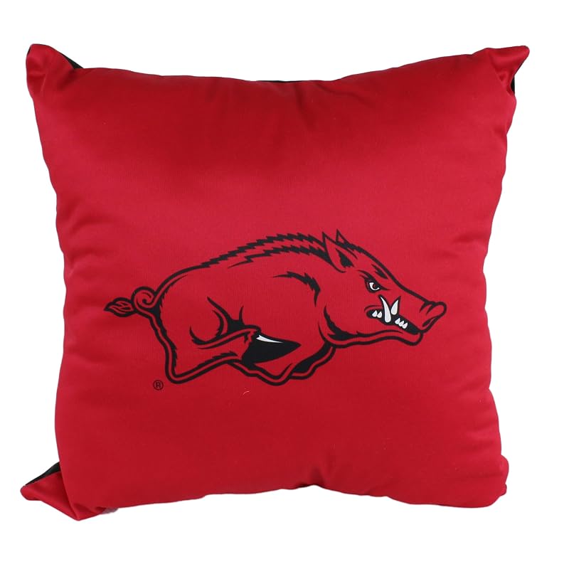 Arkansas Razorbacks 16" Decorative Pillow - Reversible, Officially Licensed