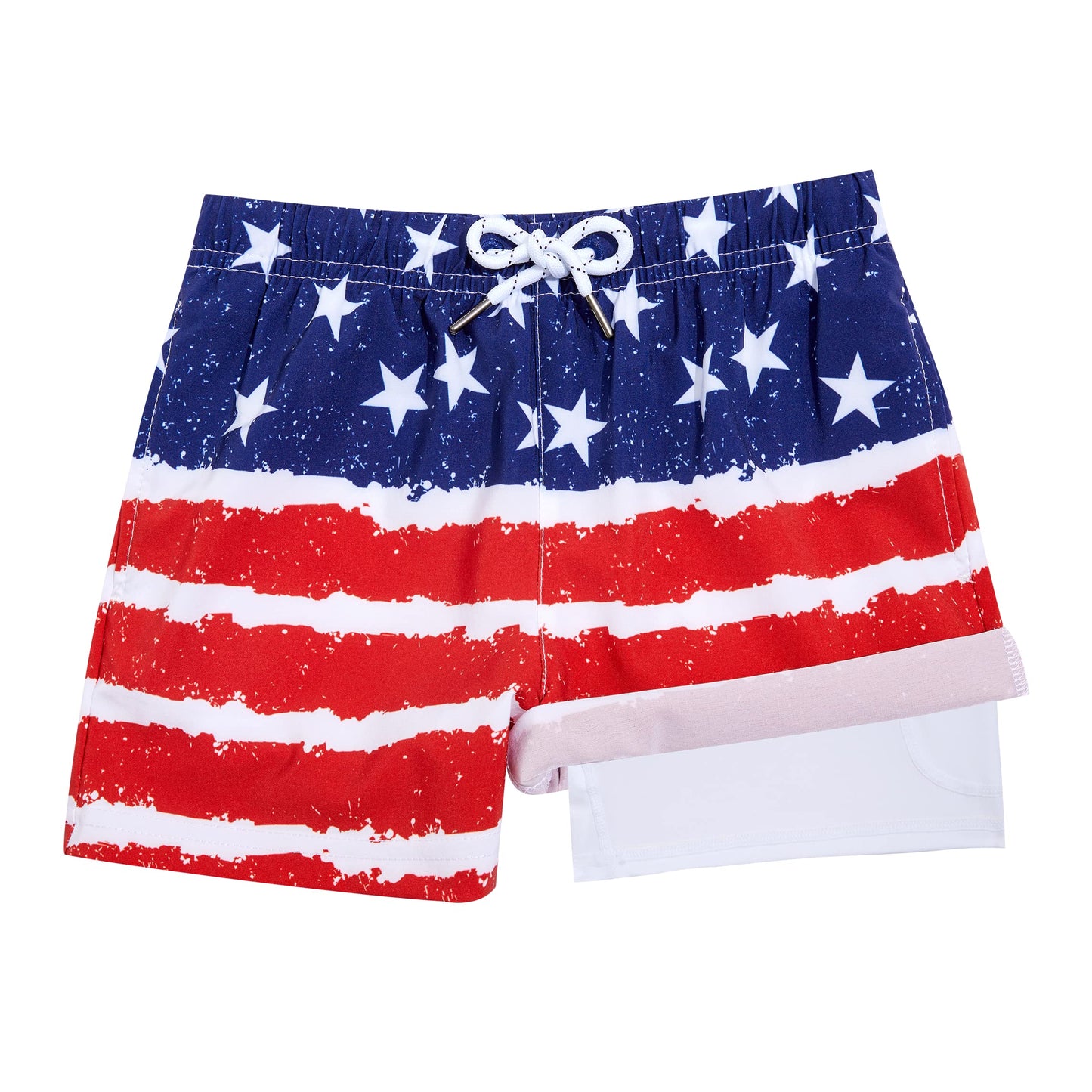 BRISIRA Boys Swim Trunks Bathing Suit Compression Boxer Brief Liner Swim Shorts Swimsuit Anti-Chafe Toddler Kids Youth Teen