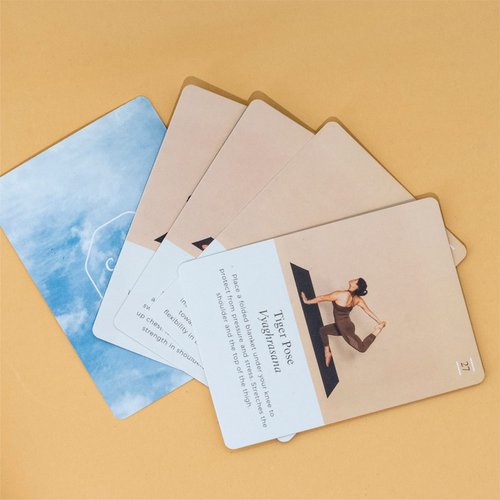 Yoga Cards | Mindfulness Gifts & Yoga Gifts | Beginners Deck of Cards | 52 Mindfulness Card Set with Poses & Meditation Activities | Self Care Gift