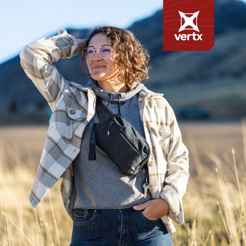 Vertx Everyday Fanny Pack 2.0, CCW Tactical Concealed Carry Waist Bag for Men and Women, Travel, Work, Outdoor, EDC Gear, It's Black