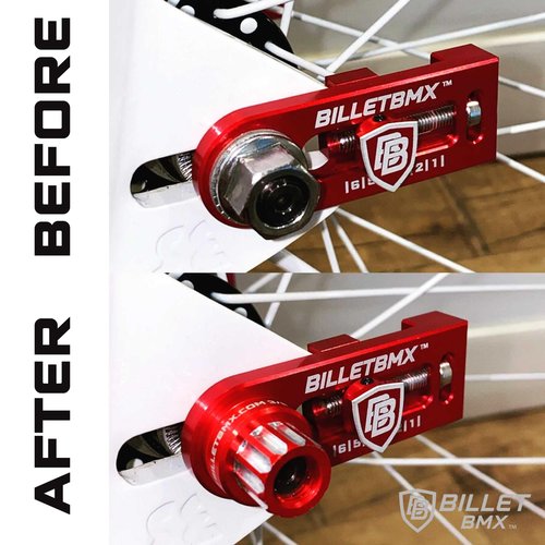 BILLET BMX Deez Nuts 12 Point Bike Axle Nuts 3/8"-26 tpi (2 Pack) 3/8"-26tpi Purple