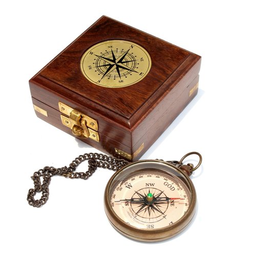 Gift for Grandson Engraved Compass Memory Present to My Grandson Gift idea by Grandpa Grandma for Teen Boys
