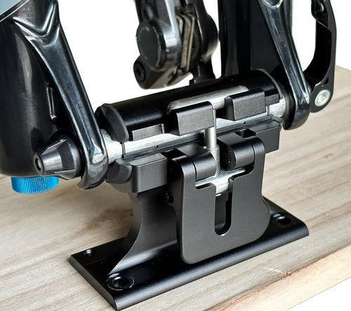 JYAD DESIGN Drop Top Bike Fork Mount Compatible with 12mm 15mm and 20mm Thru Axle Bicycles – Perfect for Mini Van, Camper, SUV & Pickup Truck