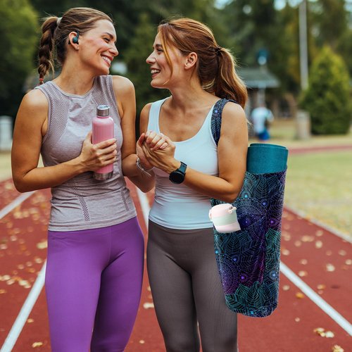 Feijiati Yoga Mat Bag for Women Yoga Bag with Large Size Pocket and Zipper Pocket,Rhombus Pattern- Yoga Bags and Carriers Fits All Your Stuff