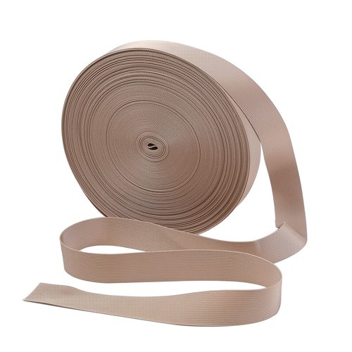 Devobunch Heavy Duty Nylon Webbing - 1.5 Inch Nylon Strapping for Outdoor DIY Gear Repair, 1.5 Inch by 10, 25, or 50 Yards (10 Yard, 1.5'' Tan)