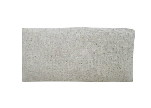 Peacegoods Cotton Eye Pillow Cover 9 x 4.5 Washable - fits Our Eye Pillows or Yours - Yoga Aromatherapy Mediation Massage - Beige Natural