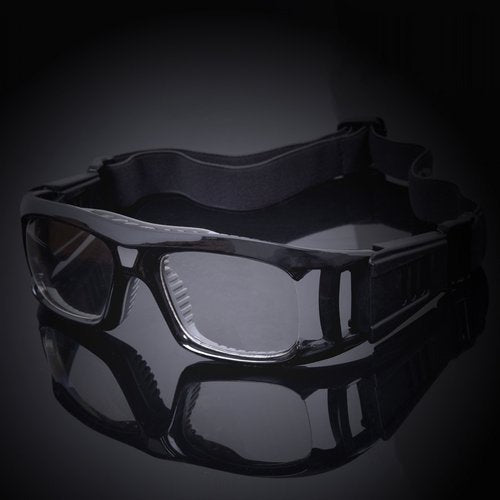 VOLOCOVER（TM Protective Sports Goggles Glasses for Basketball Football Volleyball Squash Hockey (Black)