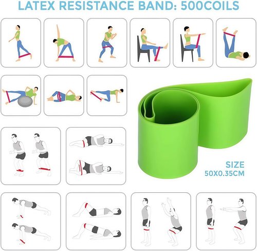 Pilates Essentials Kit for Women, Better Me Pilates Essential Set with Yoga Magic Ring, Booty Bands, Yoga Ball 25cm Figure 8 Resistance Bands Yogá Bands, Pilátes Kit for Home Workouts Women (Blue)