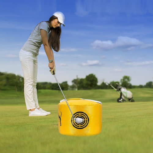 Hairchens Golf Impact Bag Golf Hitting Bag Hitting Bag Golf Impact Power Smash Bag Swing Training Aids Waterproof Durable
