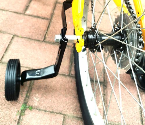 Mehome Axle Extenders for traiing Wheels,Stabiliser Extension Bolts for 12,14,16,18,20,22,24inch Kids Bike/Mountain Bike