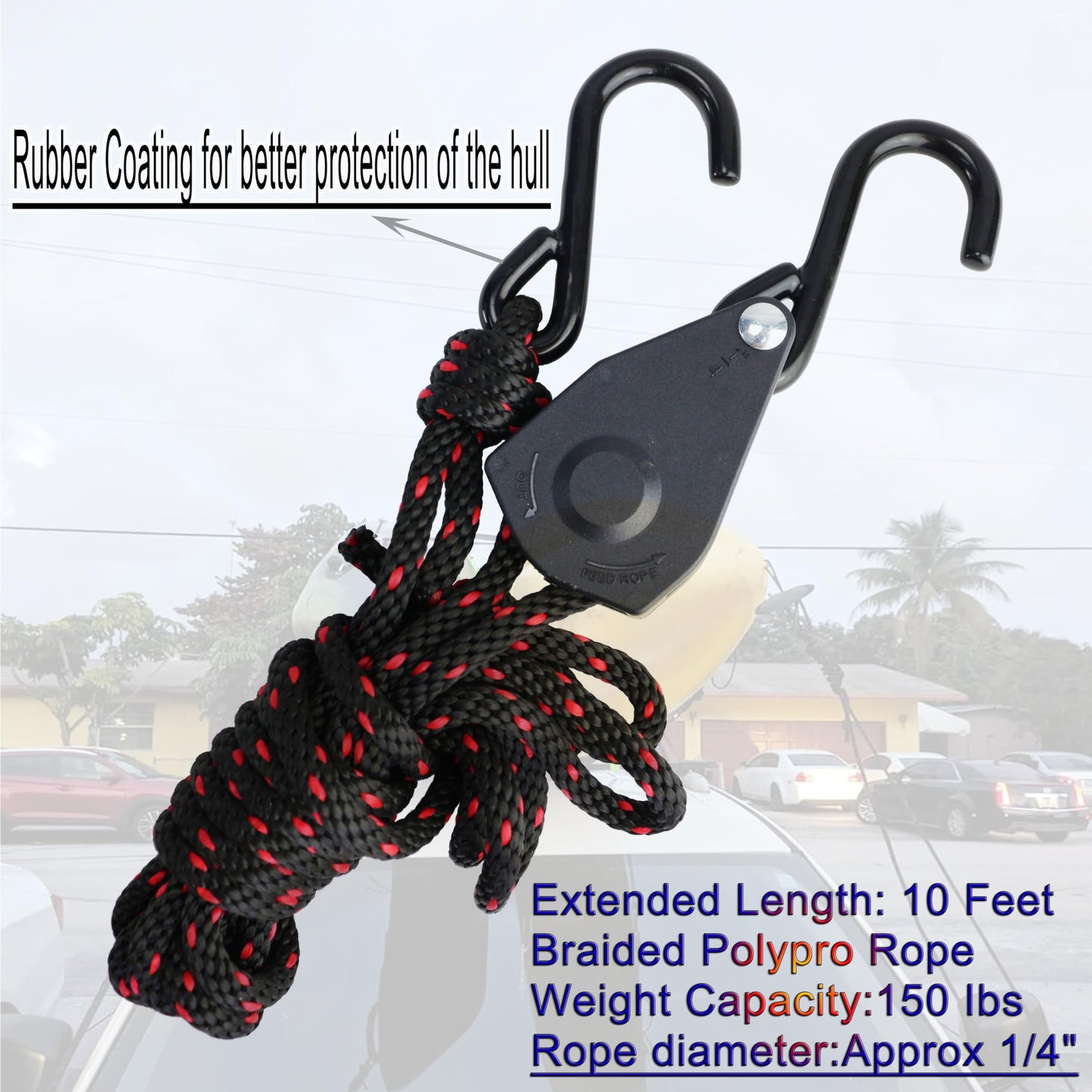 Folding Kayak Roof Rack J-Bar Adjustable