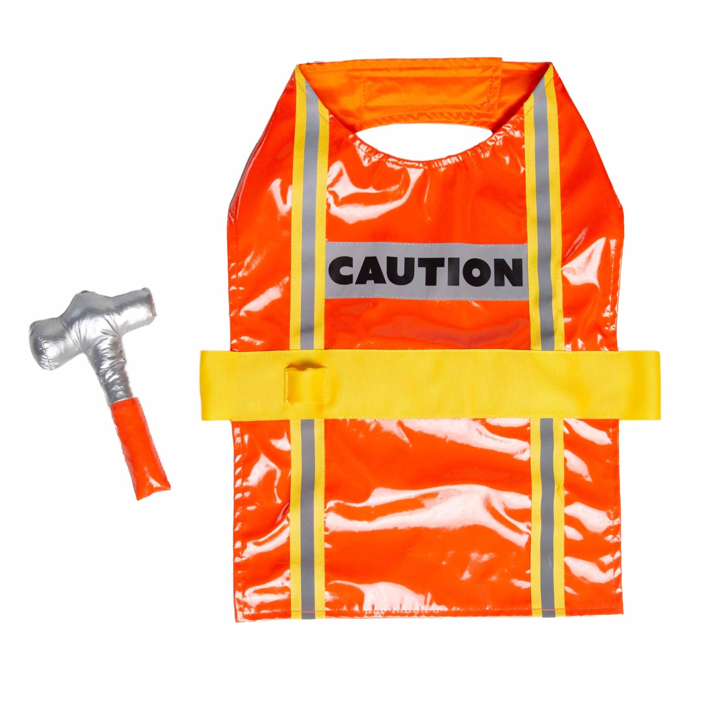 Pet Krewe Construction Worker Dog Costume – Extra Large Halloween Costume for Pets, Includes Hat