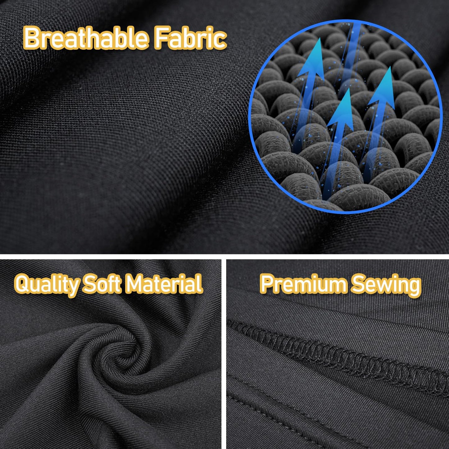 TICONN Neck Gaiter Face Cover Scarf, Neck Warmer Breathable Sun & Wind-proof for Skiing Fishing Hiking Cycling (Quick Dry, Black)