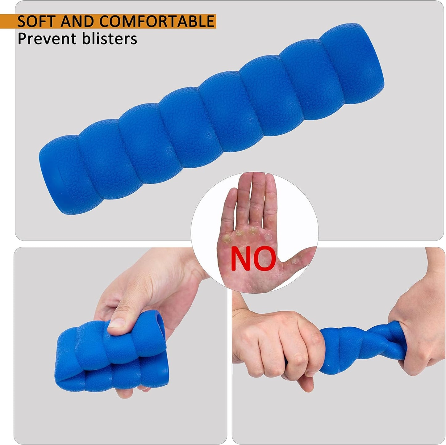 Kayak-Paddle-Grips-2-Pack - No-Slip Oar-Grip for Take-Apart Paddles,Blister Prevention Kayaking Accessories(Diameter 30mm/1.18 inches)