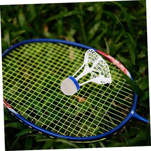 Happyyami 3pcs Windproof Badminton Nylon Badminton Glow in The Dark Birdies for Self Training Racket Shuttlecocks Outdoor Birdies White Plastic
