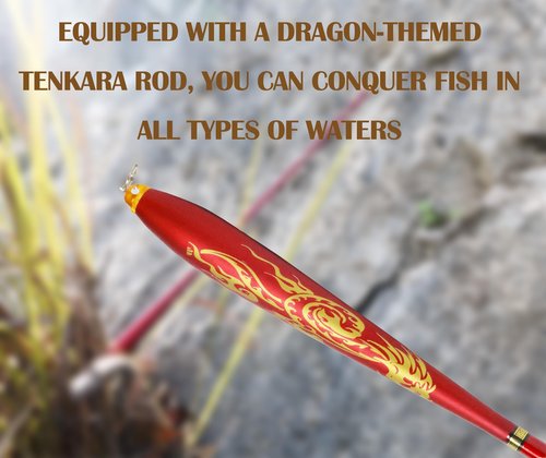 Wisbait Tenkara Rod Fly Fishing Rod Kit - Kids Fishing Pole Small Stream Collapsible Fly Poles All Waters Quality Carbon Tube Creek Rods (Tenkara Rod kit, 5.9Ft-1.8m)