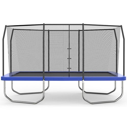 Skywalker Trampolines 9x15 FT Rectangle Trampoline with Safety Net, ASTM-Approved Outdoor Backyard Fun for Kids & Teens