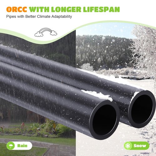 ORCC 1200LBS Weight Capacity Trampoline 16 15 14 12 10 8FT Without Basketball Hoop Water Sprinkler Spiral Ground Stakes Outdoor Yard Trampolines for Kids Adults