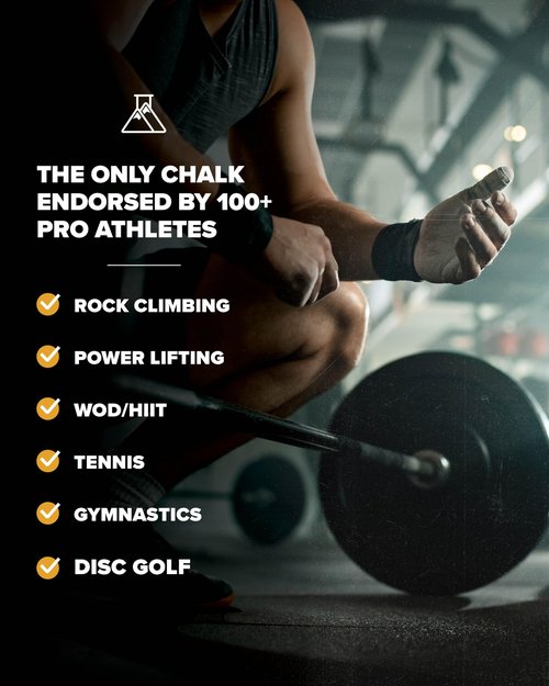 Friction Labs Secret Stuff Liquid Chalk, Original Formula with Alcohol - Sports Chalk Cream - Great Grip for Gymnastics, Rock Climbing, Weight Lifting, Pull-Ups, Deadlifts, Kettlebells, Pole