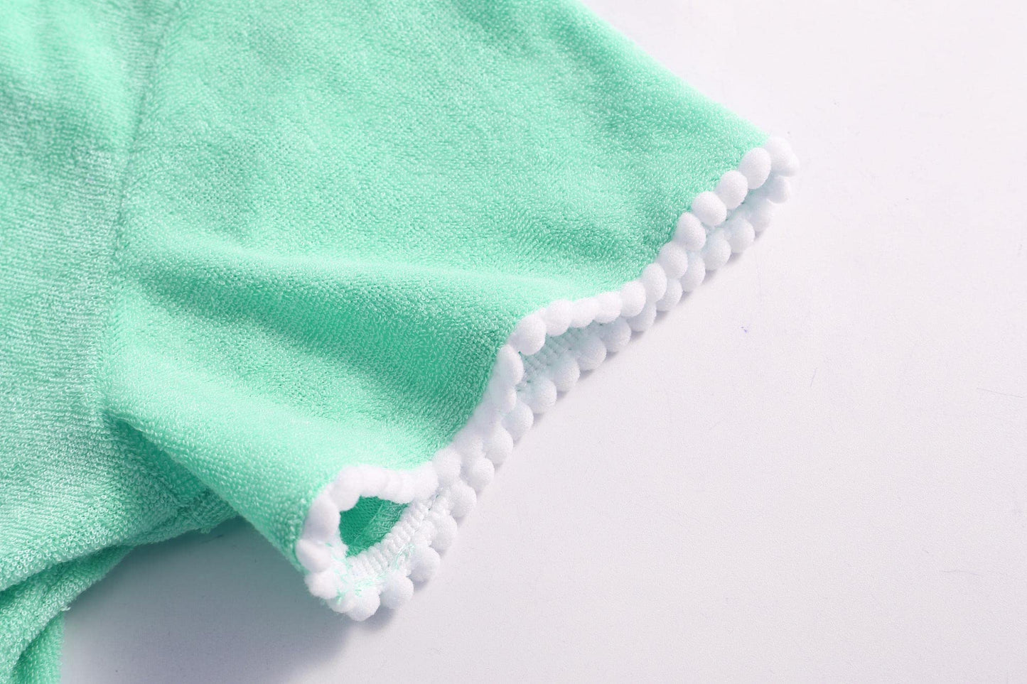 LUCKYGAL Kids Beach Coverup Girls Swimsuit Coverup Zip-Up Beach Green Bathing Suit Wraps,4t 5t