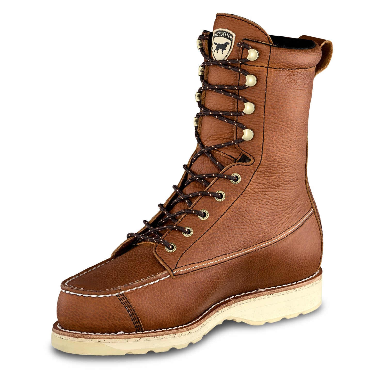 Irish Setter, Wingshooter, Men’s, 9", Waterproof, Hunting Boot, Amber, 12 D (Medium)
