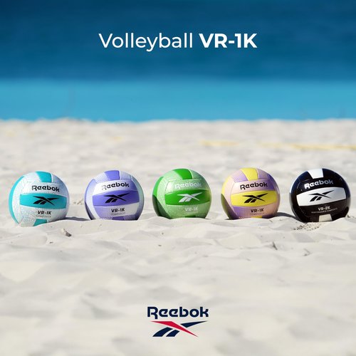 Reebok VR-1K Cushion Synthetic Volleyball, Sturdy and Easy to Handle, (Green, Size 5)