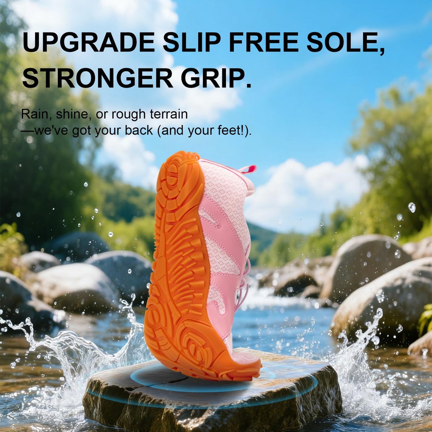 ELETON Barefoot Shoes Women Men Footwear, Wide Toe Box Hiking Zero Drop Non-Slip Quick-Dry River Boat Pool Beach Water Shoes, Lightweight Swimming Running Walking Sneakers Unisex