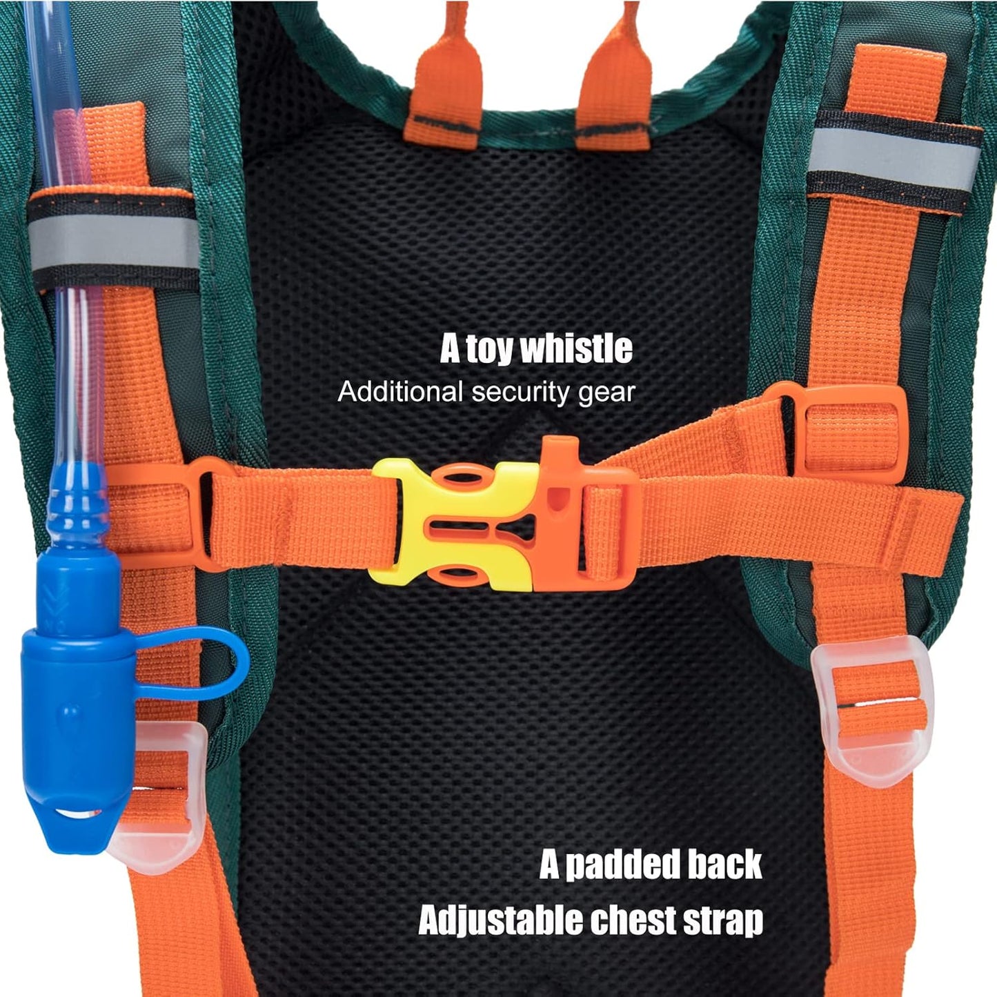 Ivygreen Kids Hydration Backpack, Hiking Backpack for Boys or Girls with 1.5L Water Bladder