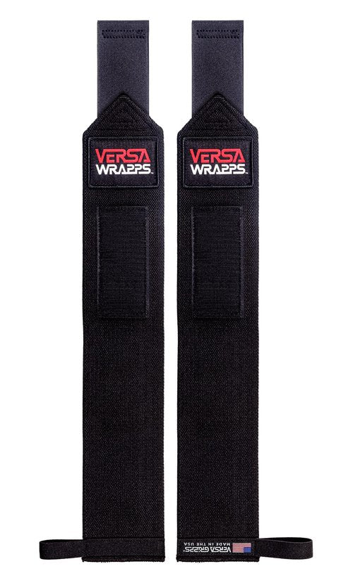 Versa Wrapps for Powerlifters, Bodybuilders, and All Athletes, Complement to Our Lifting Grips, Made in the USA, 18" In