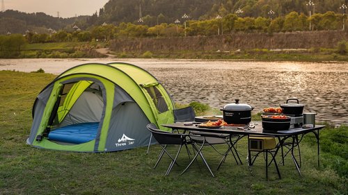 ThreeBears Instant Pop-Up Tent?? Person Tent with Easy Automatic Setup, Ideal for Camping, Traveling, and Outdoor Adventures. Quick and Convenient Assembly