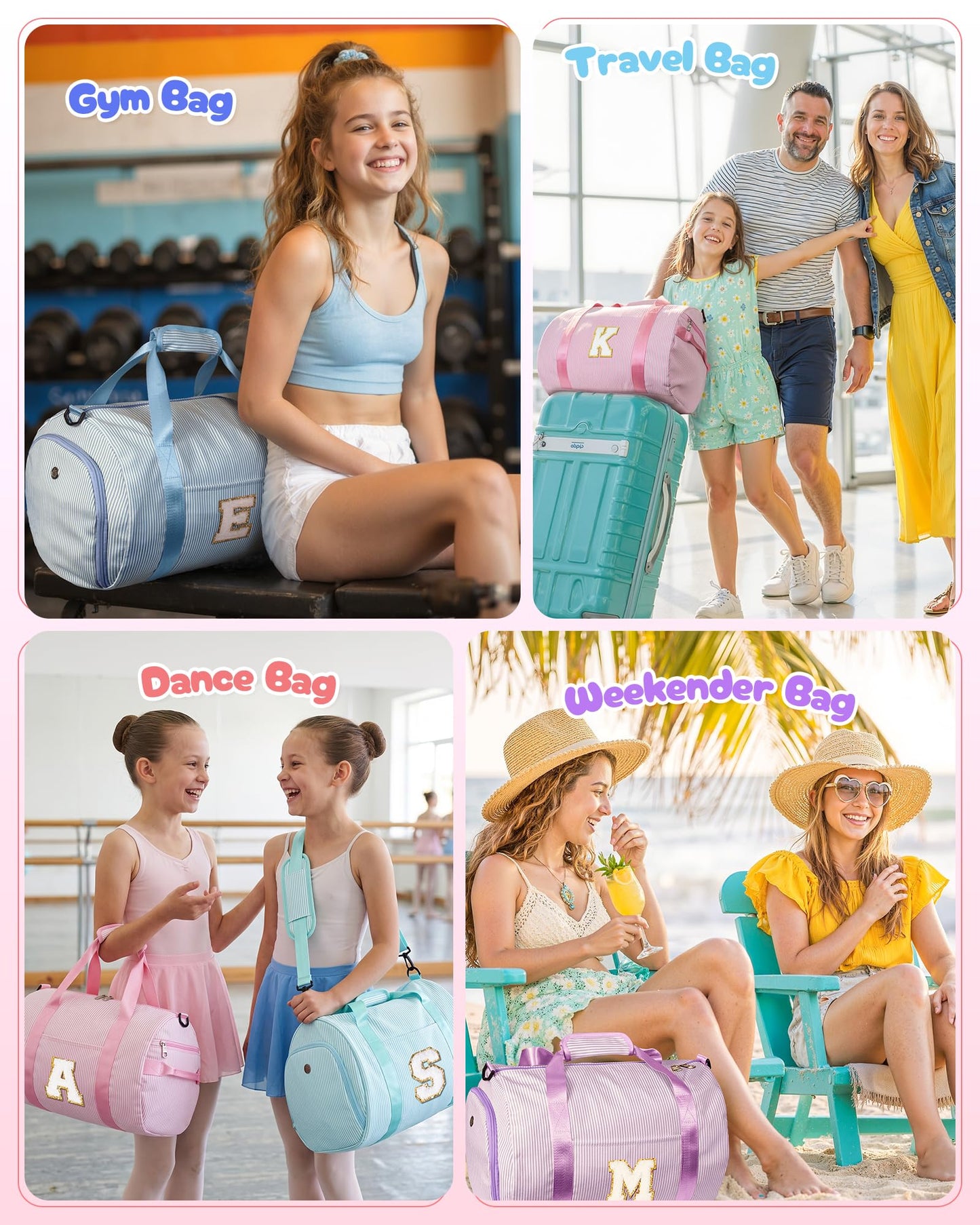 Vogewood 9 Year Old Girl Birthday Gift, Girls Travel Duffle Bag, Kids Bags