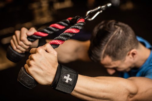 Harbinger 373000 Tricep Rope, Black, 36 Inch