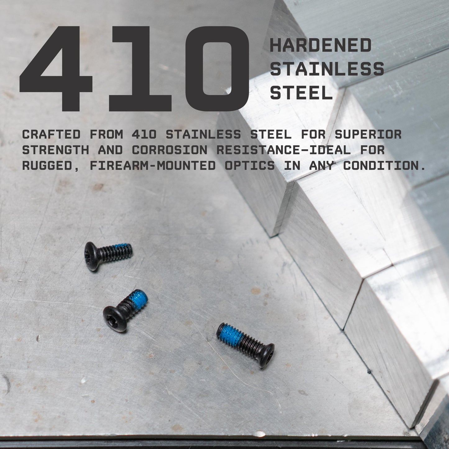 Monstrum Red Dot Screws for RMSc / 407K/507K | M3, M4, and #6-32 | Compatible with Glock 43X/48 MOS/Hellcat OSP with Plate/Sig P365/XL/S&W Smith and Wesson M&P 5.7/22 Magnum/Shield Plus/Equalizer
