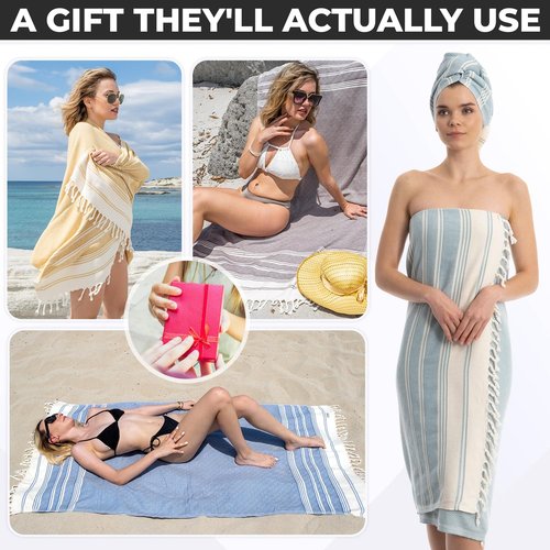 DEMMEX Organic Diamond Turkish Bath & Beach Towel - 100% Oeko-TEX Certified Cotton - Ultra-Soft, Quick-Dry, Lightweight, Compact Luxury Peshtemal Towel, Prewashed, Oversized, 71"x36", Navy Blue