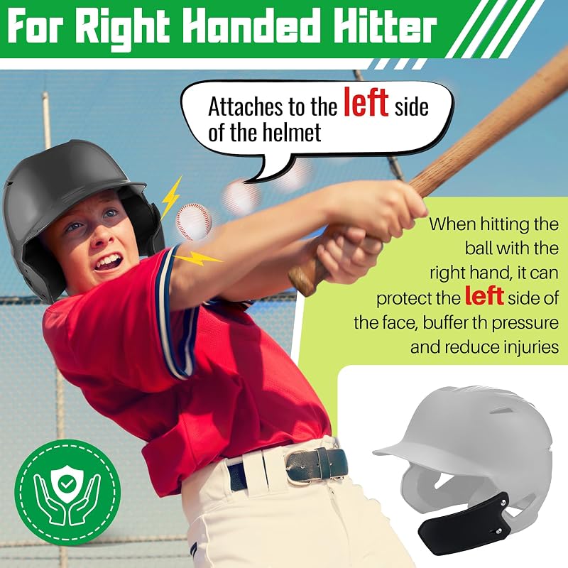 Black Matte Batting Helmet Face Shield for EvoShield XVT - Variation: Black Matte